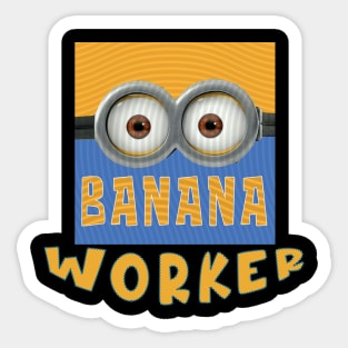 MINIONS USA WORKER Sticker